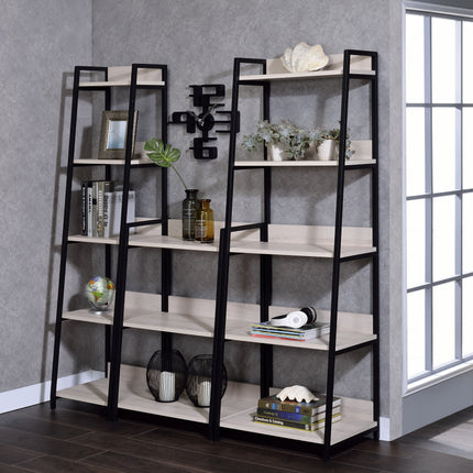 Wendral - Bookshelf - Natural & Black - 37" - Tony's Home Furnishings