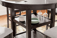 Thumbnail for Langwest - Brown - Dining Room Counter Table Set (Set of 5) - Tony's Home Furnishings