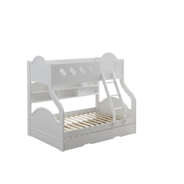 Grover - Twin Over Full Bunk Bed - White - Tony's Home Furnishings