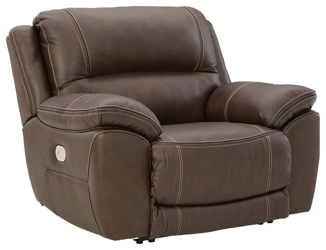 Dunleith - Chocolate - Zero Wall Recliner W/pwr Hdrst Ashley Furniture 