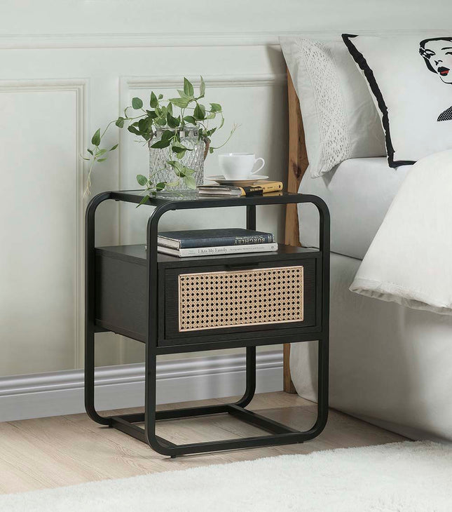 Colson - Accent Table - Black Finish - Tony's Home Furnishings