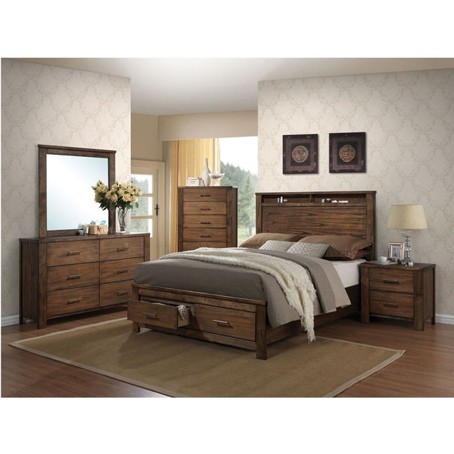 Merrilee - Mirror - Oak - Tony's Home Furnishings