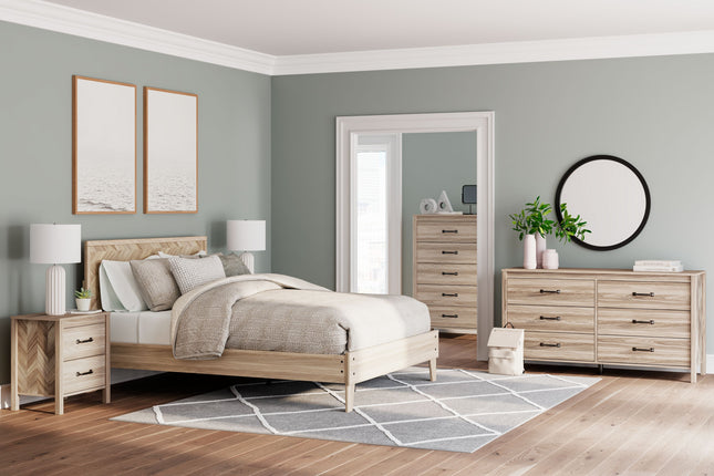 Battelle - Platform Bedroom Set - Tony's Home Furnishings