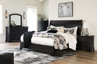 Thumbnail for Chylanta - Sleigh Bed - Tony's Home Furnishings