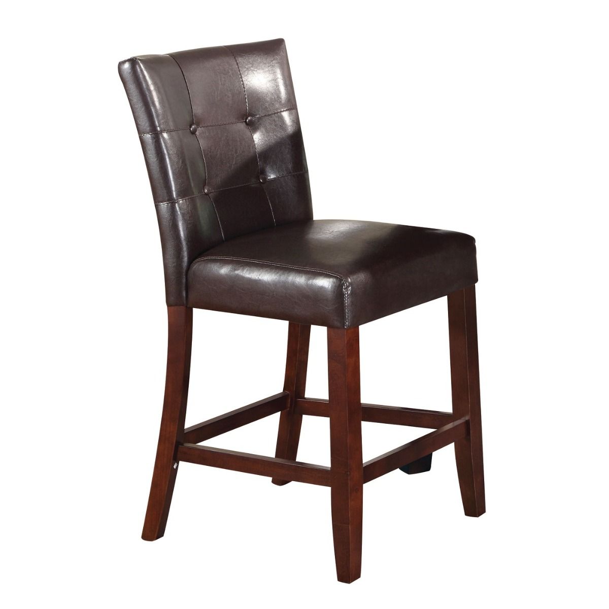 Britney - Counter Height Chair (Set of 2) - Dark Brown - 20" - Tony's Home Furnishings