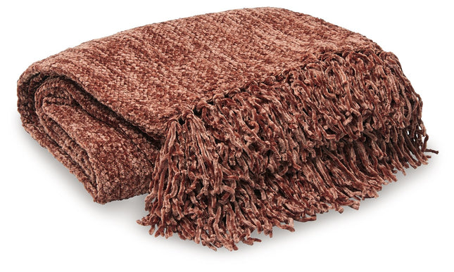 Tamish - Rust - Throw (Set of 3) - Tony's Home Furnishings