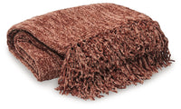 Thumbnail for Tamish - Rust - Throw (Set of 3) - Tony's Home Furnishings
