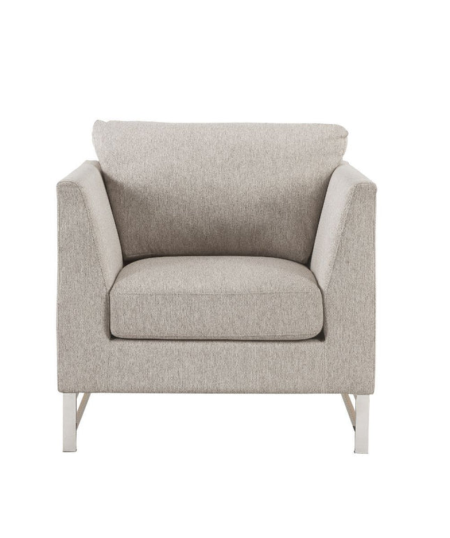 Varali - Chair - Beige Linen - Tony's Home Furnishings