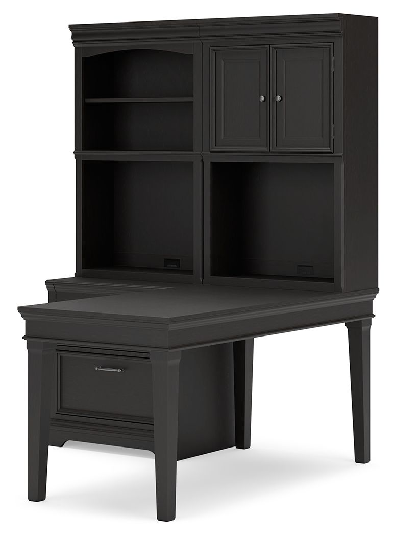 Beckincreek - Black - Home Office Bookcase Desk Tony's Home Furnishings Furniture. Beds. Dressers. Sofas.