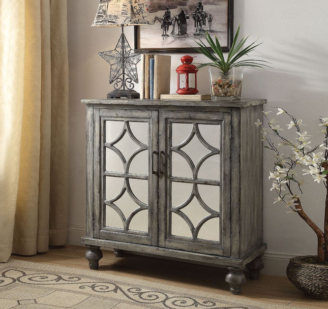 Velika - Accent Table - Weathered Gray - Tony's Home Furnishings