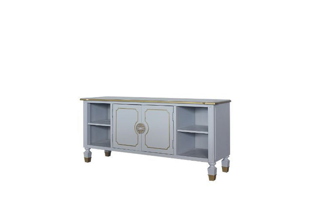 House - Marchese TV Stand - Pearl Gray Finish - Tony's Home Furnishings