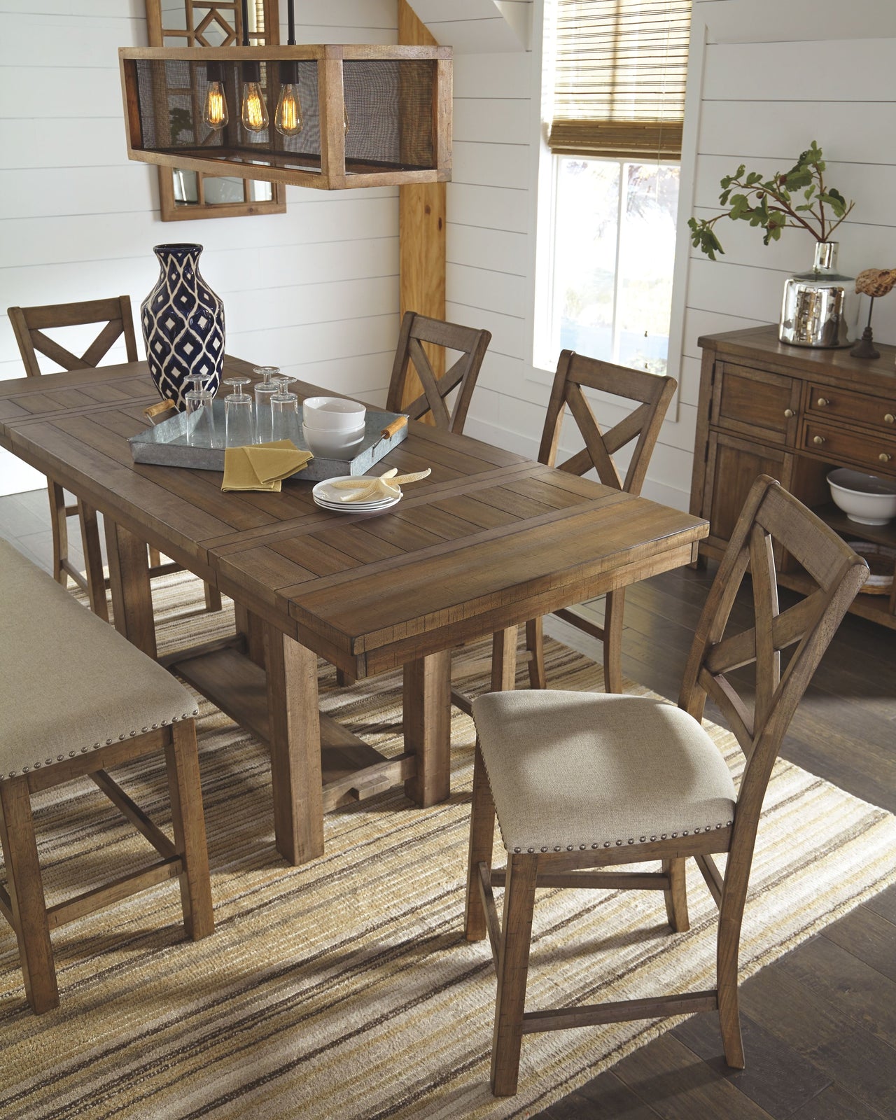 Moriville - Rectangular Dining Table Set - Counter Height - Tony's Home Furnishings