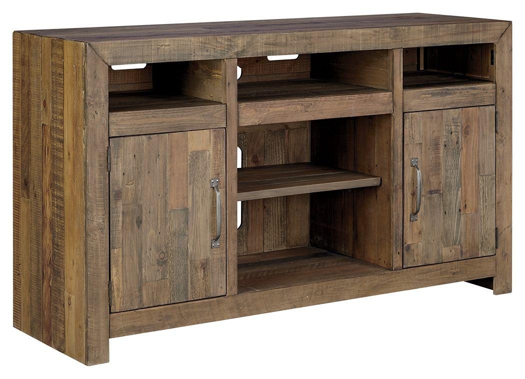 Sommerford - Brown - LG TV Stand W/Fireplace Option Tony's Home Furnishings Furniture. Beds. Dressers. Sofas.
