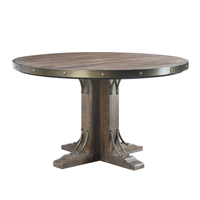 Raphaela - Dining Table - Weathered Cherry Finish - 30" - Tony's Home Furnishings