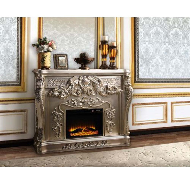 Zabrina - Fireplace - Antique Silver Finish - 49.7" - Tony's Home Furnishings