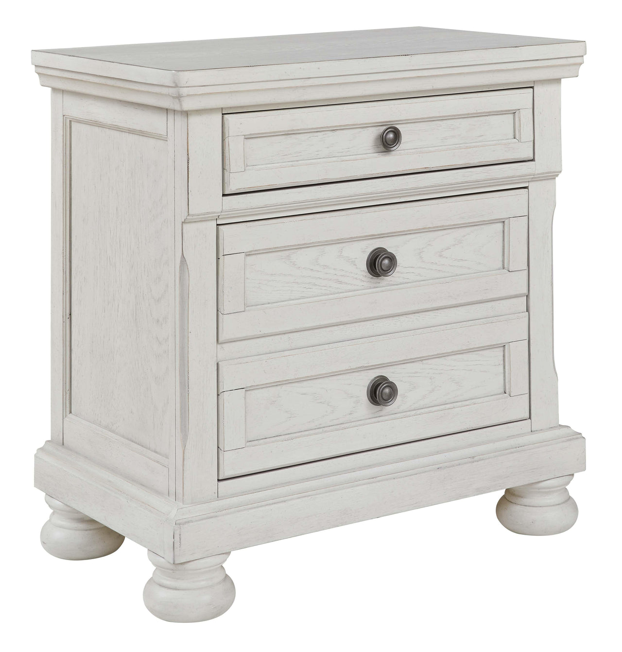 Robbinsdale - Antique White - Two Drawer Night Stand Tony's Home Furnishings Furniture. Beds. Dressers. Sofas.