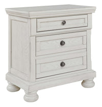 Thumbnail for Robbinsdale - Antique White - Two Drawer Night Stand Tony's Home Furnishings Furniture. Beds. Dressers. Sofas.