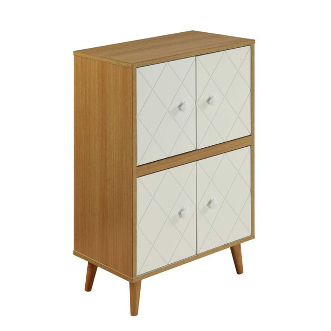 Anita - Cabinet - Natural & White - Tony's Home Furnishings