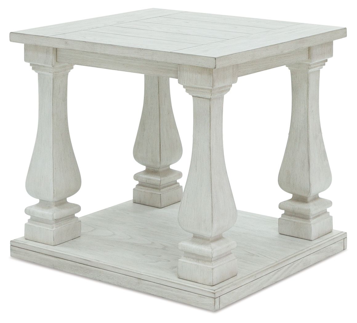 Arlendyne - Antique White - Rectangular End Table - Tony's Home Furnishings