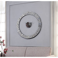 Kachina - Wall Clock - Mirrored & Faux Gems - 39