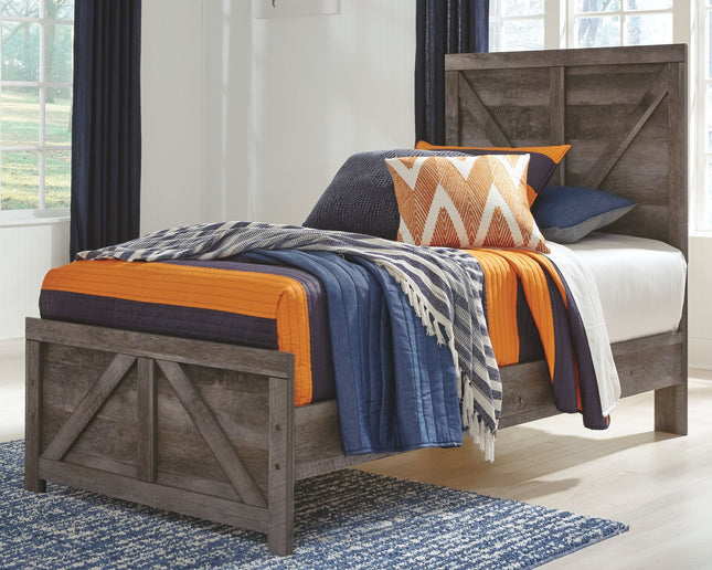 Wynnlow - Crossbuck Panel Bed - Tony's Home Furnishings