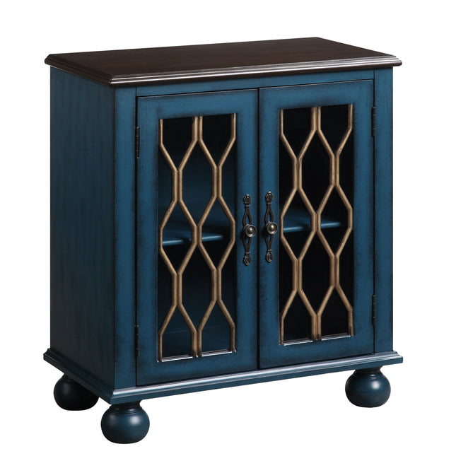 Lassie - Accent Table - Antique Blue Finish - Tony's Home Furnishings