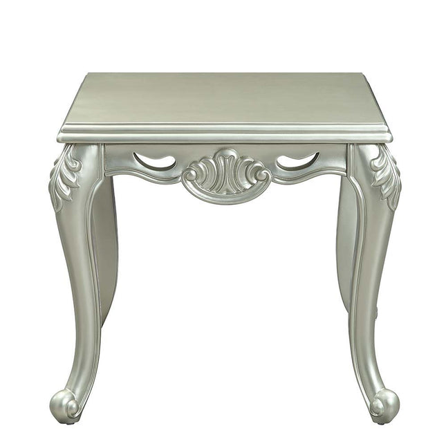 Qunsia - End Table - Champagne Finish - Tony's Home Furnishings