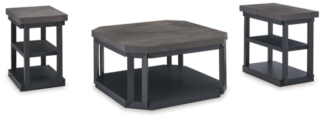 Bonilane - Black / Gray - Occasional Table Set (Set of 3) Signature Design by Ashley® 