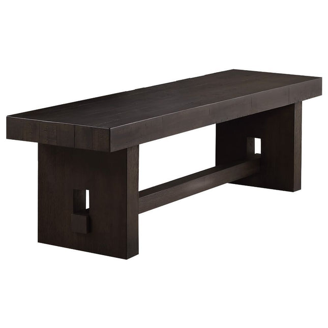 Haddie - Bench - Distressed Walnut - Tony's Home Furnishings