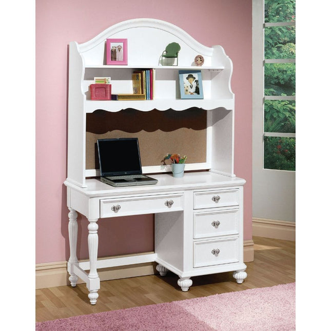 Athena - Computer Hutch - White - Tony's Home Furnishings