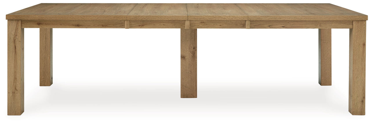 Galliden - Light Brown - Rectangular Dining Room Extension Table - Tony's Home Furnishings