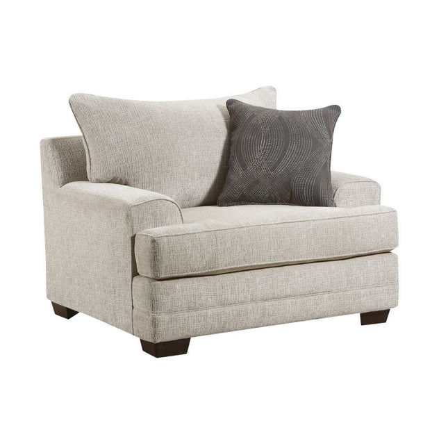 Avedia - Chair - Beige/Gray Chenille - Tony's Home Furnishings