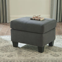 Thumbnail for Bayonne - Charcoal - Ottoman Tony's Home Furnishings Furniture. Beds. Dressers. Sofas.