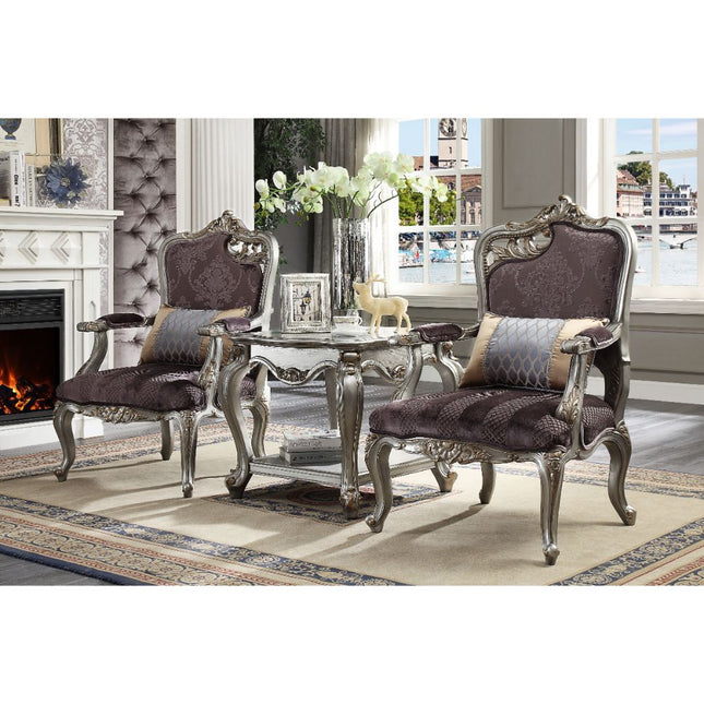 Picardy - Chair (w/1 Pillow & LF Leaf) - Tony's Home Furnishings