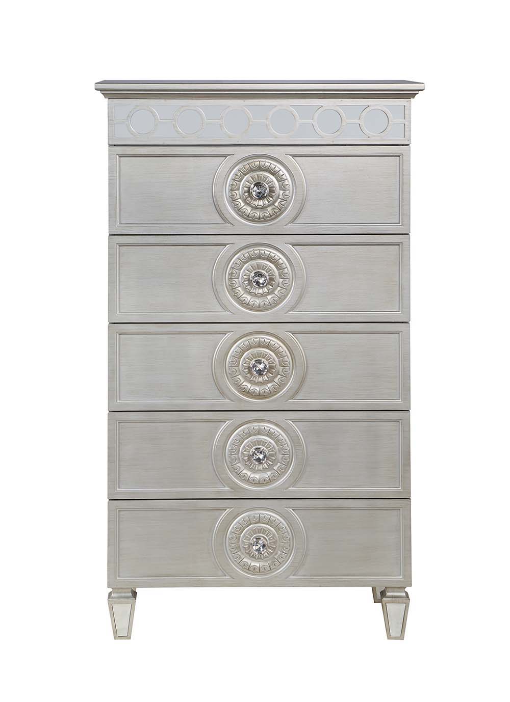 Varian - Chest - Silver & Mirrored Finish - Tony's Home Furnishings