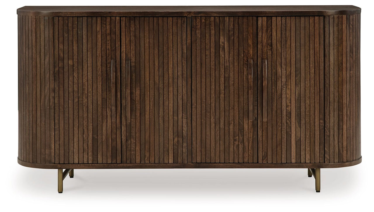 Amickly - Dark Brown - Accent Cabinet - Tony's Home Furnishings