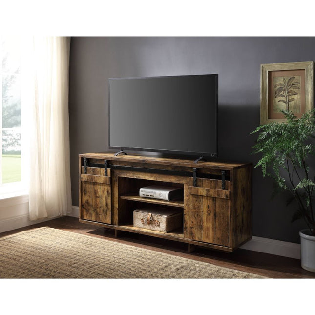 Bellarosa - TV Stand - Rustic Oak - Tony's Home Furnishings