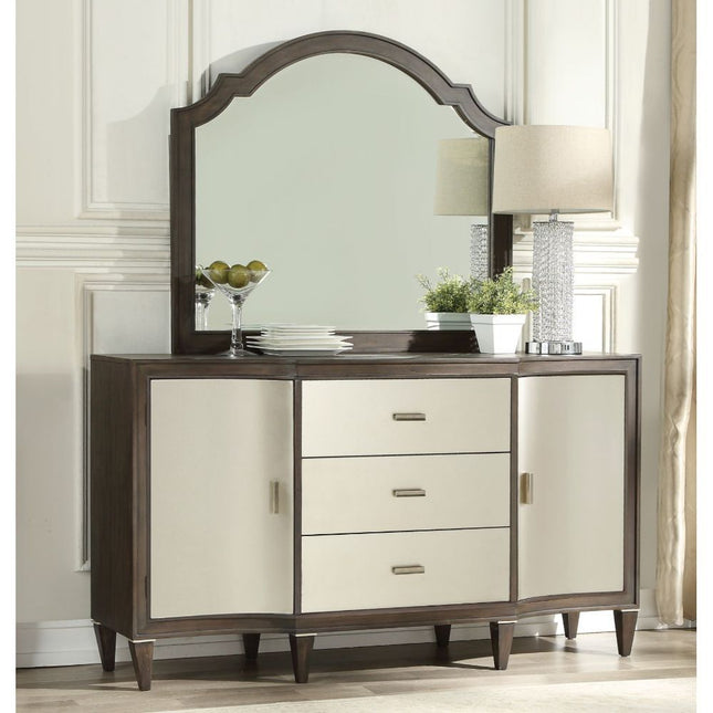 Peregrine - Mirror - Walnut - Tony's Home Furnishings