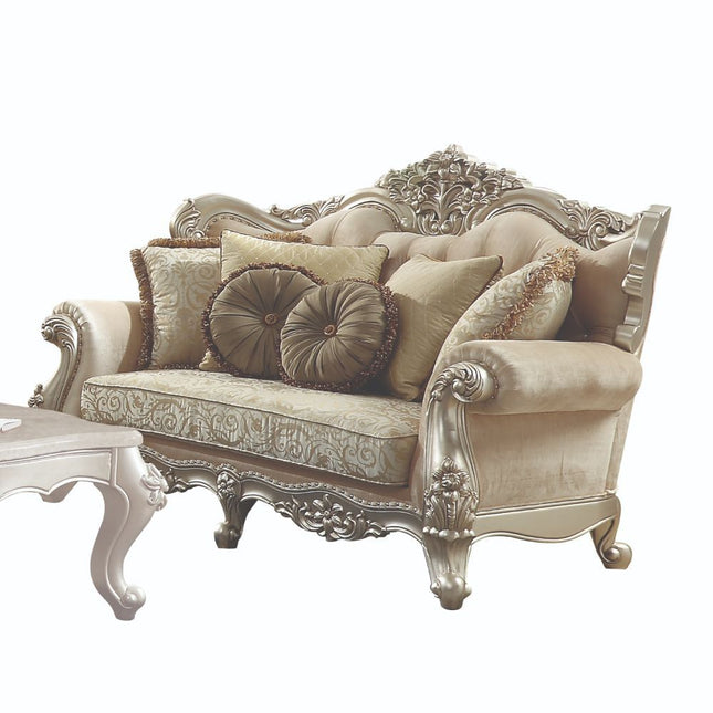 Bently - Loveseat - Fabric & Champagne - Tony's Home Furnishings