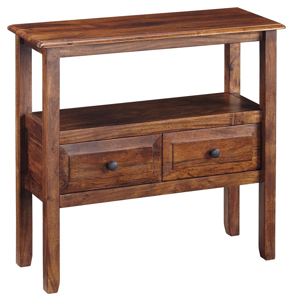 Abbonto - Warm Brown - Accent Table - Tony's Home Furnishings