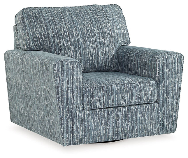 Aterburm - Twilight - Swivel Accent Chair - Tony's Home Furnishings