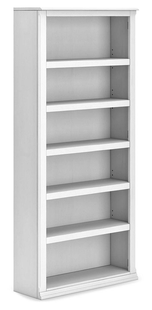 Kanwyn - Whitewash - Large Bookcase Tony's Home Furnishings Furniture. Beds. Dressers. Sofas.