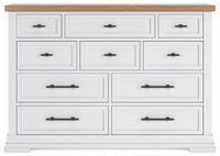 Thumbnail for Ashbryn - White / Natural - Dresser - Tony's Home Furnishings