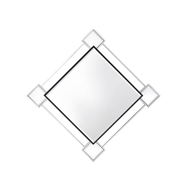 Asbury - Wall Mirror - Mirrored & Chrome - Tony's Home Furnishings