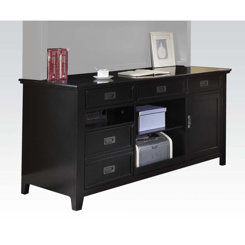Pandora - Office Cabinet - Black - 31" - Tony's Home Furnishings