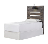 Thumbnail for Drystan - Youth Panel Headboard With Bed Frame Tony's Home Furnishings Furniture. Beds. Dressers. Sofas.