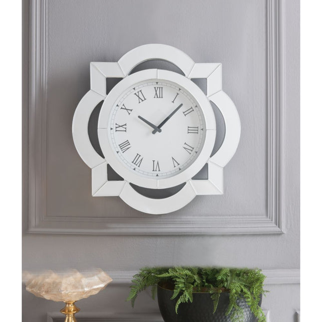 Lilac - Wall Clock - Mirrored - Tony's Home Furnishings