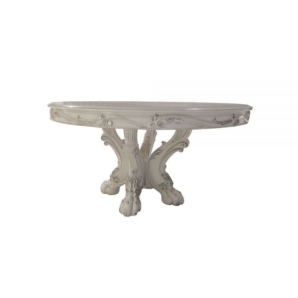 Dresden - Dining Table 60"L - Bone White Finish - Tony's Home Furnishings