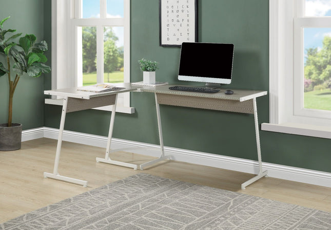 Dazenus - Desk - Gray & White Finish - Tony's Home Furnishings