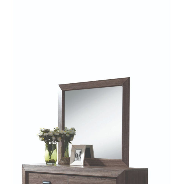 Lyndon - Mirror - Weathered Gray Grain - Tony's Home Furnishings